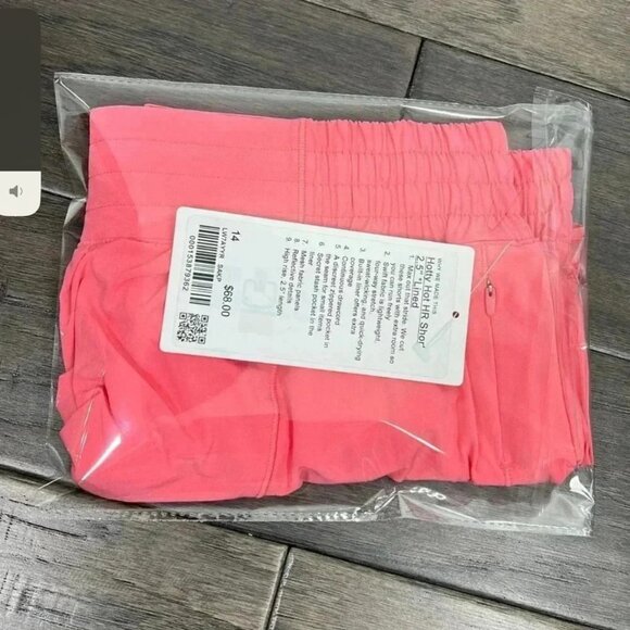 Lululemon Hotty Hot High-Rise Short 2.5" Sakura Pink - Picture 9 of 9